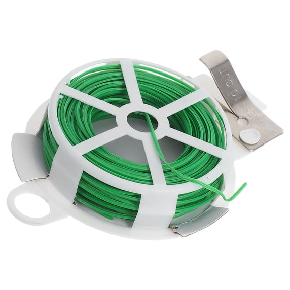 PENIKOKO Flexible Plastic Coated Iron Wire for Climbing Plants, Outdoor Gardening, Plant Support and Craft Use