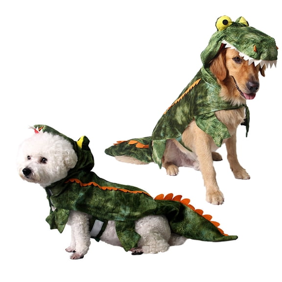 PENIKOKO Funny Dog Outfits Cosplay Outfit Green with Style for Pet Owners 1Set