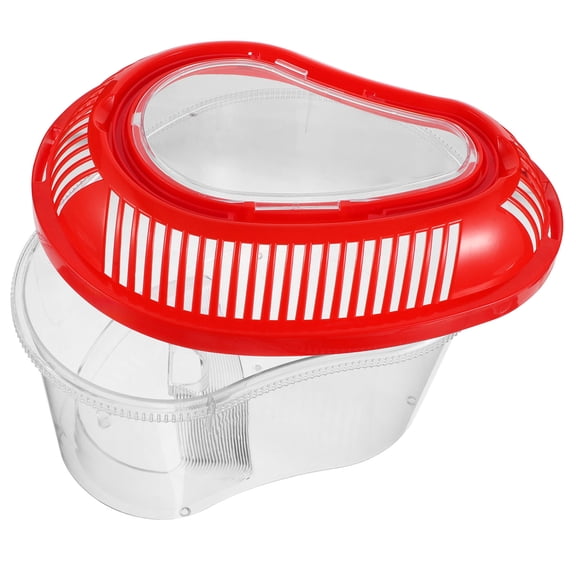 PENIKOKO Plastic Box with Handle for Reptile Housing, 1 Piece Portable Terrarium