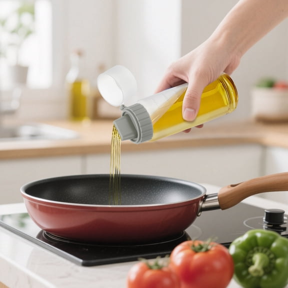 PENIKOKO Grey Sauce Dispenser Bottles Set of 2, Leakproof Condiment Squeeze Bottles with Measurement Scale for Easy Storage