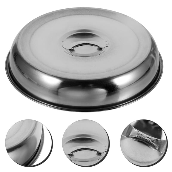 PENIKOKO Stainless Steel Rim Griddle Dome Cover for Cooking Enthusiasts - 1 Set, and Easy to Use