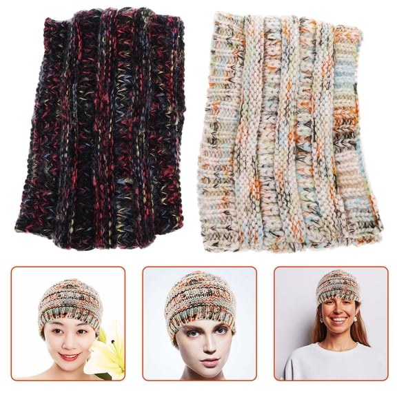 PENIKOKO Headband Women Knitted Headband Woolen Yarn Warmth Comfortable Fit for Cold Weather