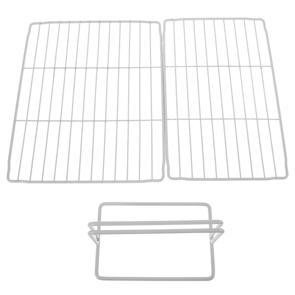PENIKOKO Heavy Duty Freezer Wire Divider White Iron Mesh for Convenient Fridge Compartment Separation