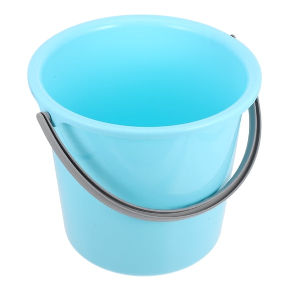 PENIKOKO Plastic Bucket with Handle for Home Storage, Gardening, Cleaning, and Dorm Room Use