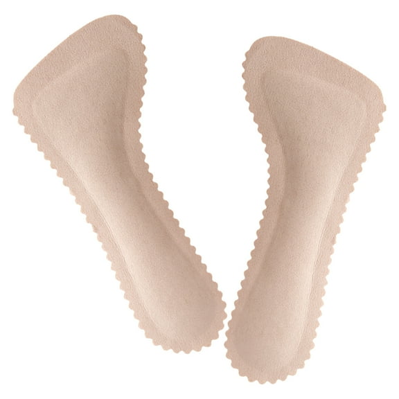 PENIKOKO High Heel Cushion Inserts 1 Pair Khaki Flat for Women Pumps and Dress Shoes with Soft and Thin Design