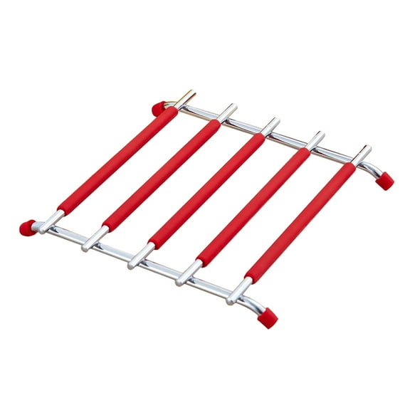 PENIKOKO Hot Pot Rest Silicone Insulation Pad for Cooking Red 1Set
