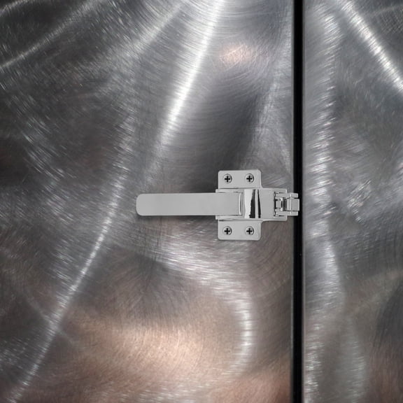 PENIKOKO Industrial Cooler Door Handles Silver Enhance Functionality for Commercial and Home Use 1 Set 4Pcs Screws