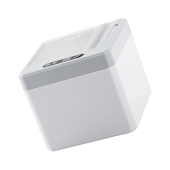 PENIKOKO Intelligent Toothpick Box with Infrared Sensor Grey ABS Automatic Toothpick Dispenser for Storage Use Compact Size