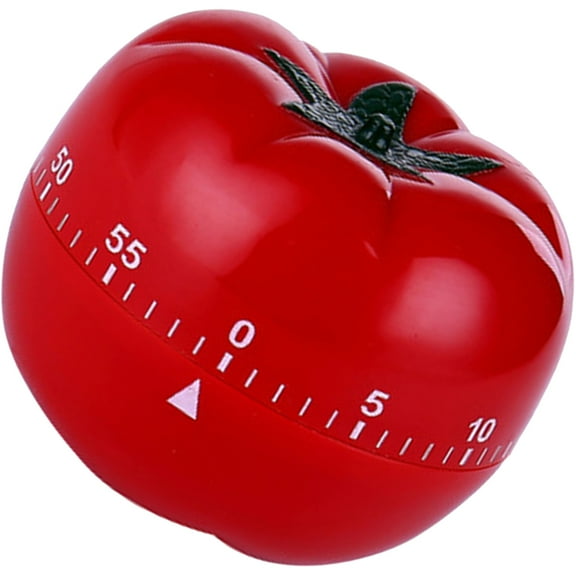 PENIKOKO Plastic Tomato Style Mechanical Reminder Timer 1Pcs