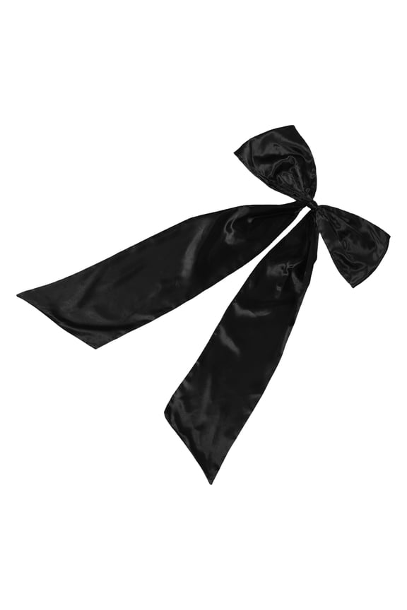 Large Black Bow Decorations for Party Supplies Bachelorette Bridal Shower Wedding 1 Set