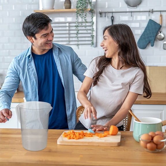 PENIKOKO 5000ml Large Plastic Measuring Cup with Clear Dual-Sided Markings for Home and Outdoor Use