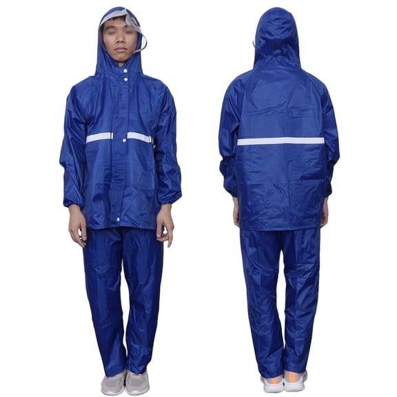 PENIKOKO Women's Lightweight Raincoat with Reflective Stripes, and Breathable, 1 Set