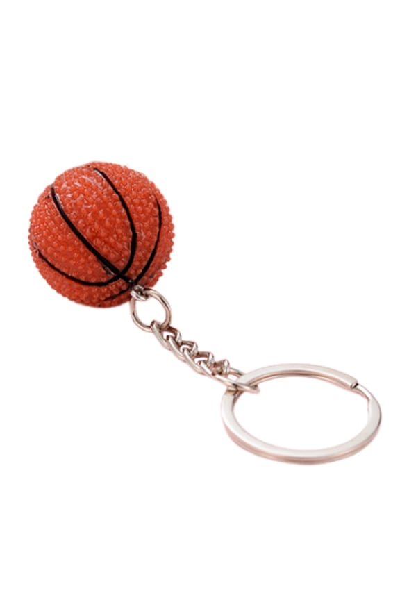 Metal Basketball Keychain for Sports Enthusiast 1Pack