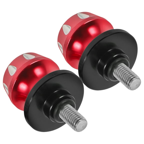 PENIKOKO 1Pair Red Aluminum Alloy Motorcycle Swingarm Spools for Stable Support