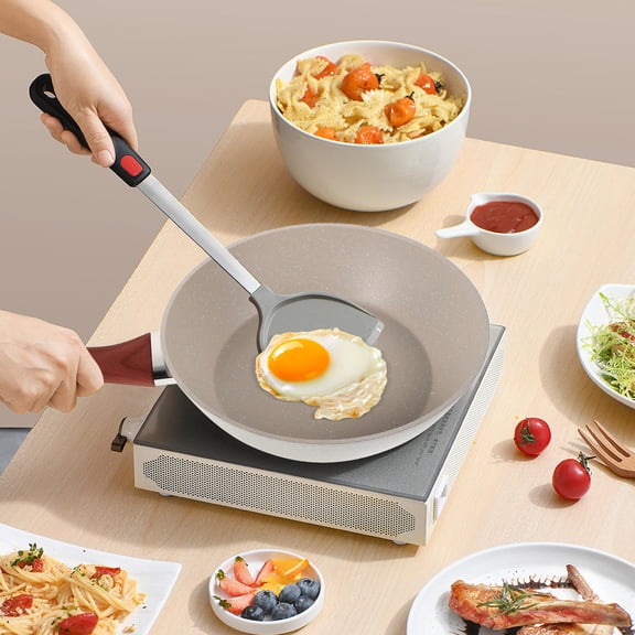 PENIKOKO 10.5 Inch Nonstick Stone Frying Pan Multi-Purpose Cookware for Home Kitchen, Easy to Clean, Perfect for Eggs, Steaks, and More