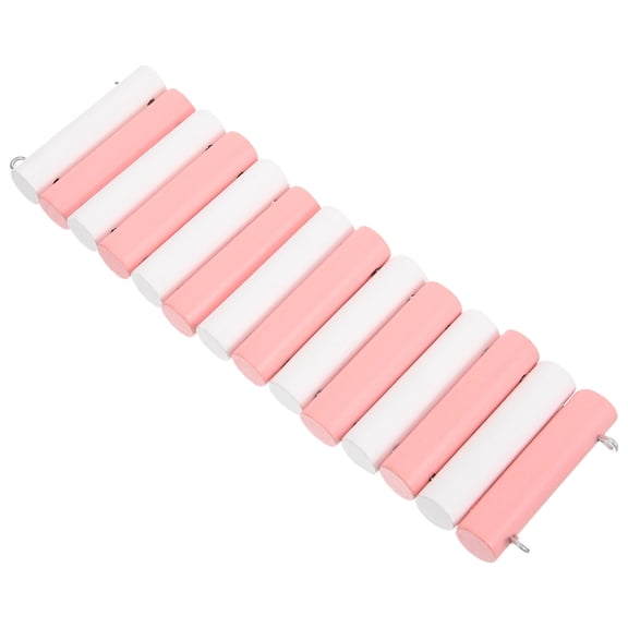 PENIKOKO Natural Wood Climbing Ladder for Small Pets Hamsters Chinchillas Rats Cage Accessory Toy