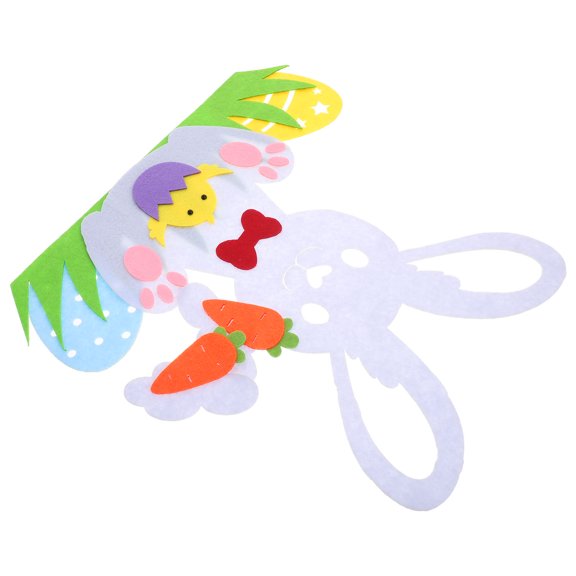 PENIKOKO Easter Ornament Nonwoven Spring Decoration for Door Window Home Party Supplies