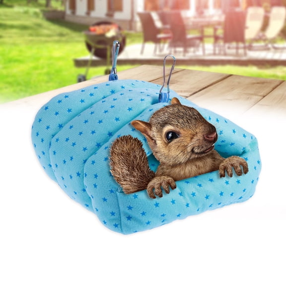 PENIKOKO Small Animal Pet Bed House for Hamsters and Other Small Pets Comfortable Warm Fabric Nest 12.5 x 9.5 x 10.5 Inches