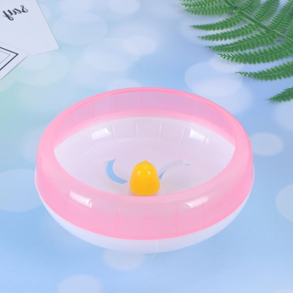 PENIKOKO Small Animal Exercise Wheel 14cm Plastic Pet Toy with Silent, Non- Design for Hamsters, Gerbils, and Small Pets