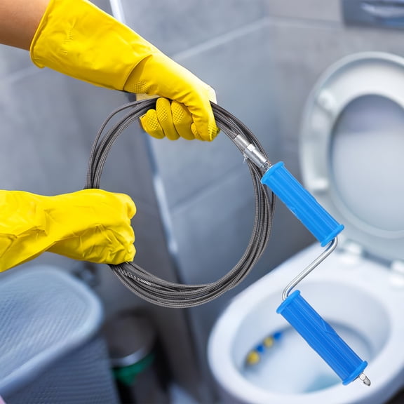 PENIKOKO 5M Steel Wire Pipeline Drain Hair Remover Tool for Efficient Pipe Unclogging and Cleaning