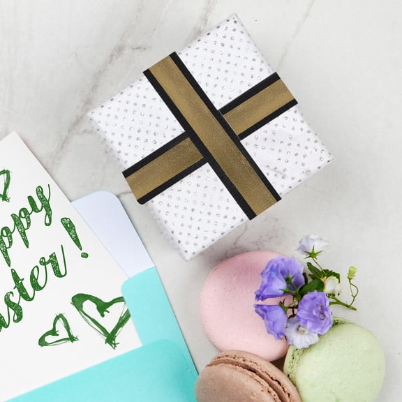 PENIKOKO Polyester Graduation Ribbon for Congrats Grad Party Decoration and Celebration Wrap Accessory