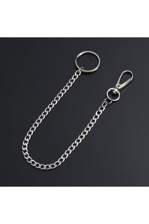 Portable Long Stainless Steel Key Chain in with Detailed Craftsmanship and Safety Design