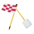 thumbnail image 1 of PENIKOKO Red Golf Hole Flag Set with Fiberglass Flagpole and Drainage Hole Base for Outdoor Training Practice, 1 of 8