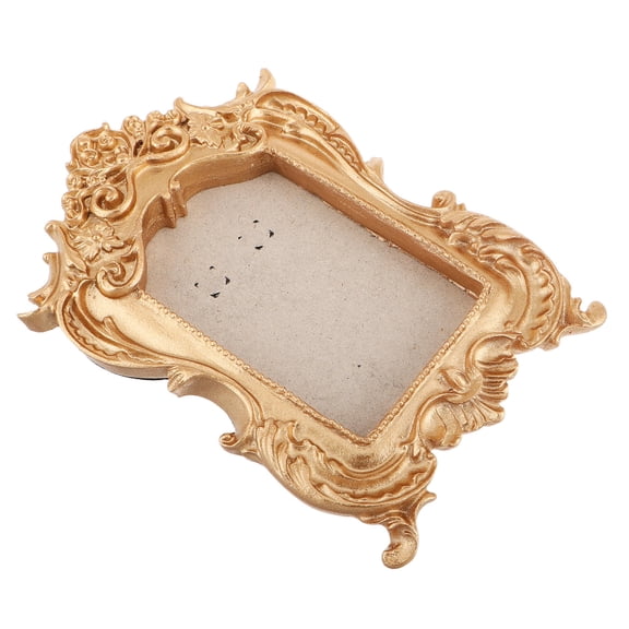 PENIKOKO Resin Rectangular Photo Frame Antique Style Picture Holder for Home Decor, 1 Piece
