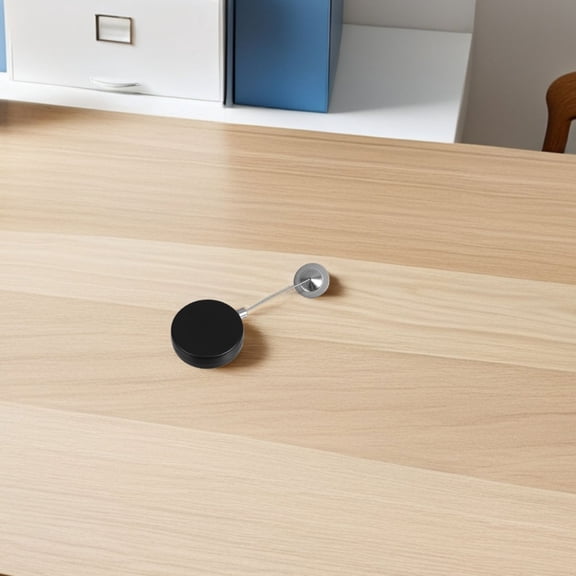 PENIKOKO Retractable Steel Security Cable Lock for Tools and Valuables Automatic Retraction Black 2