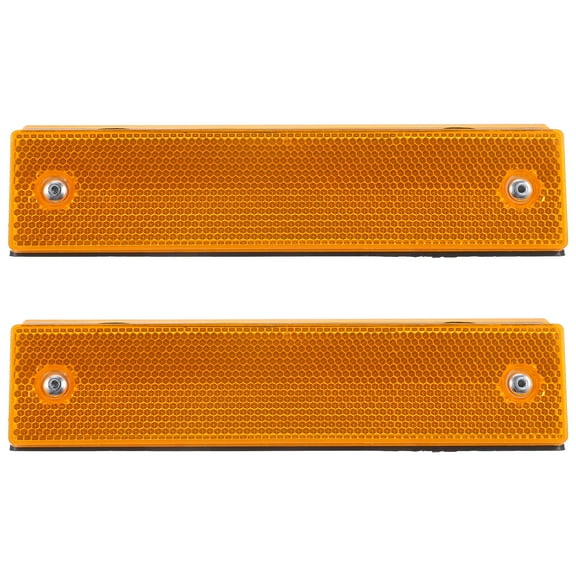 PENIKOKO Reflective Pavement Markers Polycarbonate Plastic for Road Orientation in Highway 2pcs