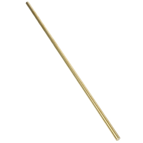 PENIKOKO 1 Set Round Brass Rods for Crafting, Projects, 50cm Length x 1cm Diameter Metal Rods in Tone