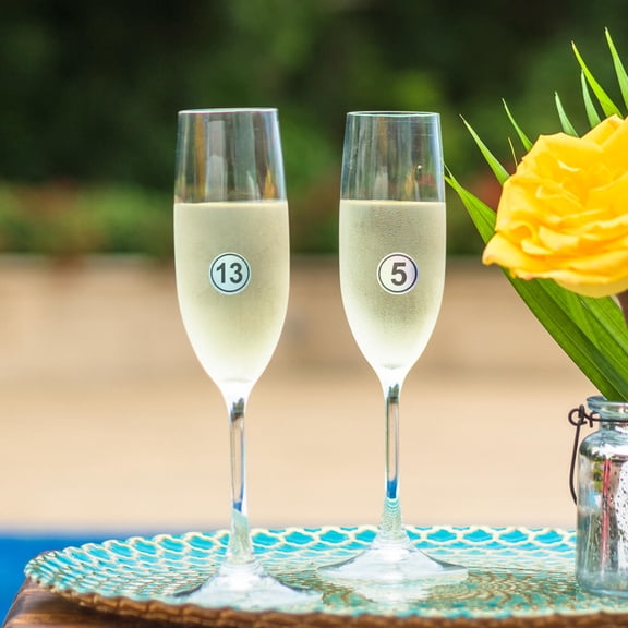 PENIKOKO Round Digital Number Stickers Multi Use Adhesive Labels for Organizing Doors Lockers and Storage