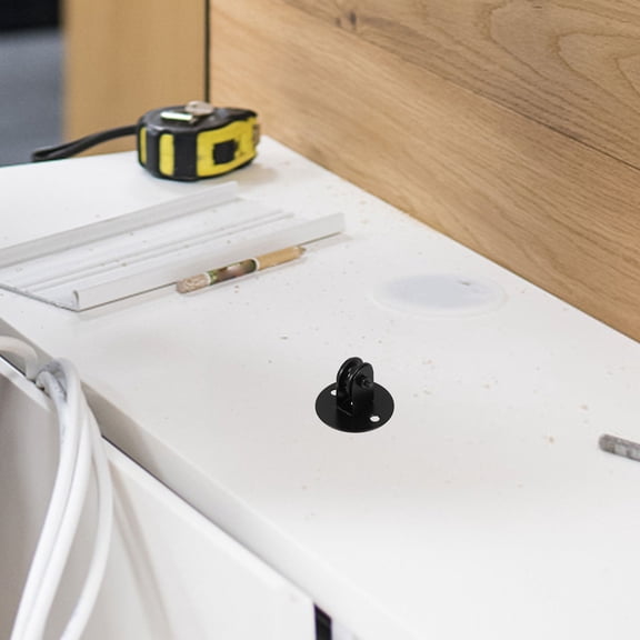 PENIKOKO Rustic Industrial Ceiling Mount Pulley for Pendant Light Fixture, Easy to Install Iron Lighting Accessory