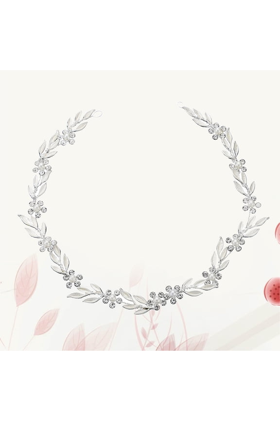 Crystal Hair Vine Wedding Headband Elegant Bridal Headpiece Lightweight Comfortable One Size Fits Most Brides