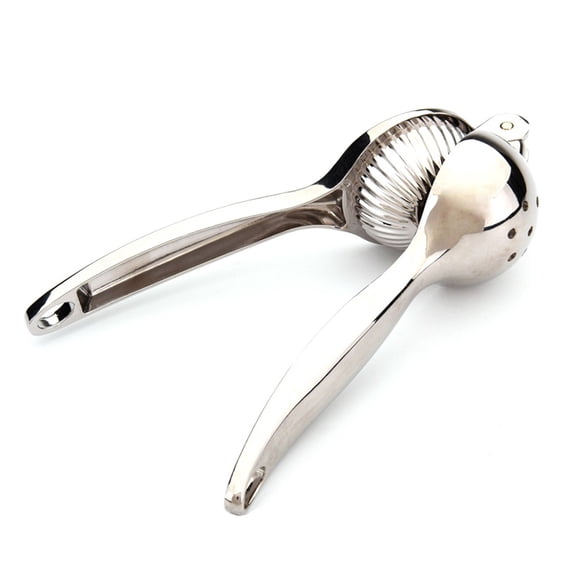 PENIKOKO Silver Zinc Alloy Lemon Squeezer Citrus Press Dishwasher Safe Perfect for Professional Chefs Size S