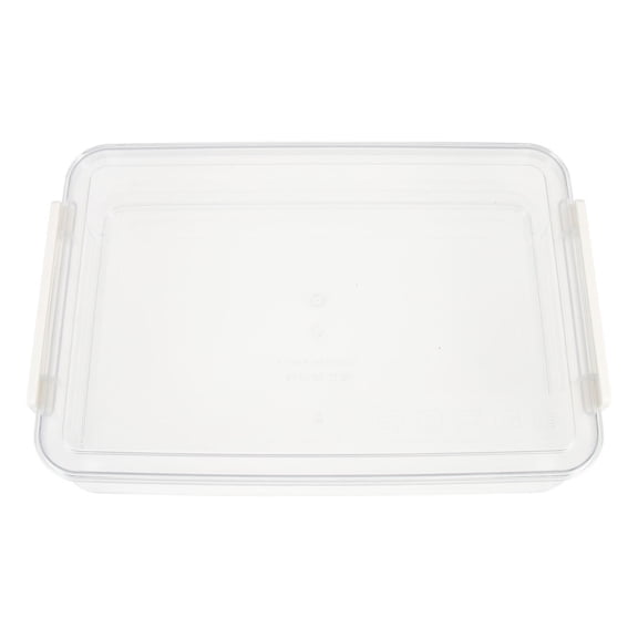 PENIKOKO Transparent PET File Storage Box, Simple Document Organizer, Desktop Storage Container, 1 Pack