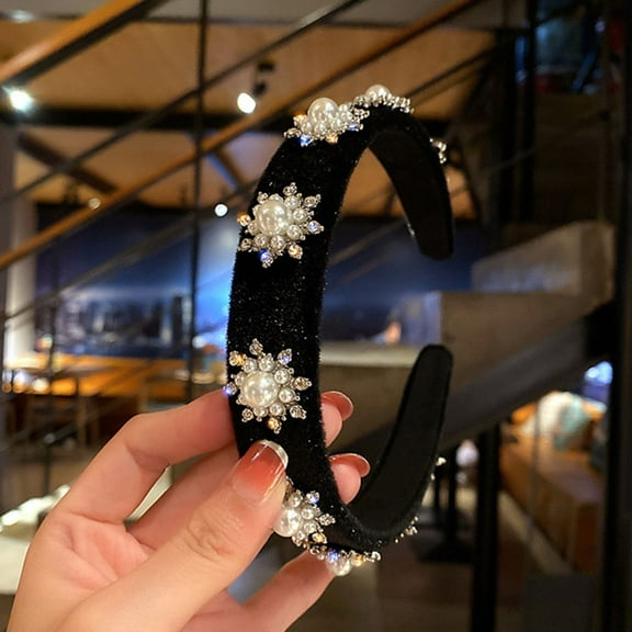 PENIKOKO Snowflake Hair Piece for Women Fashion Headband Gathering 1Pack