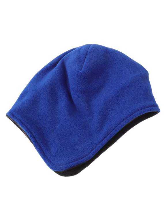 Breathable Warmth Protection Beanie Hat Dark Blue for Elderly Sleeping