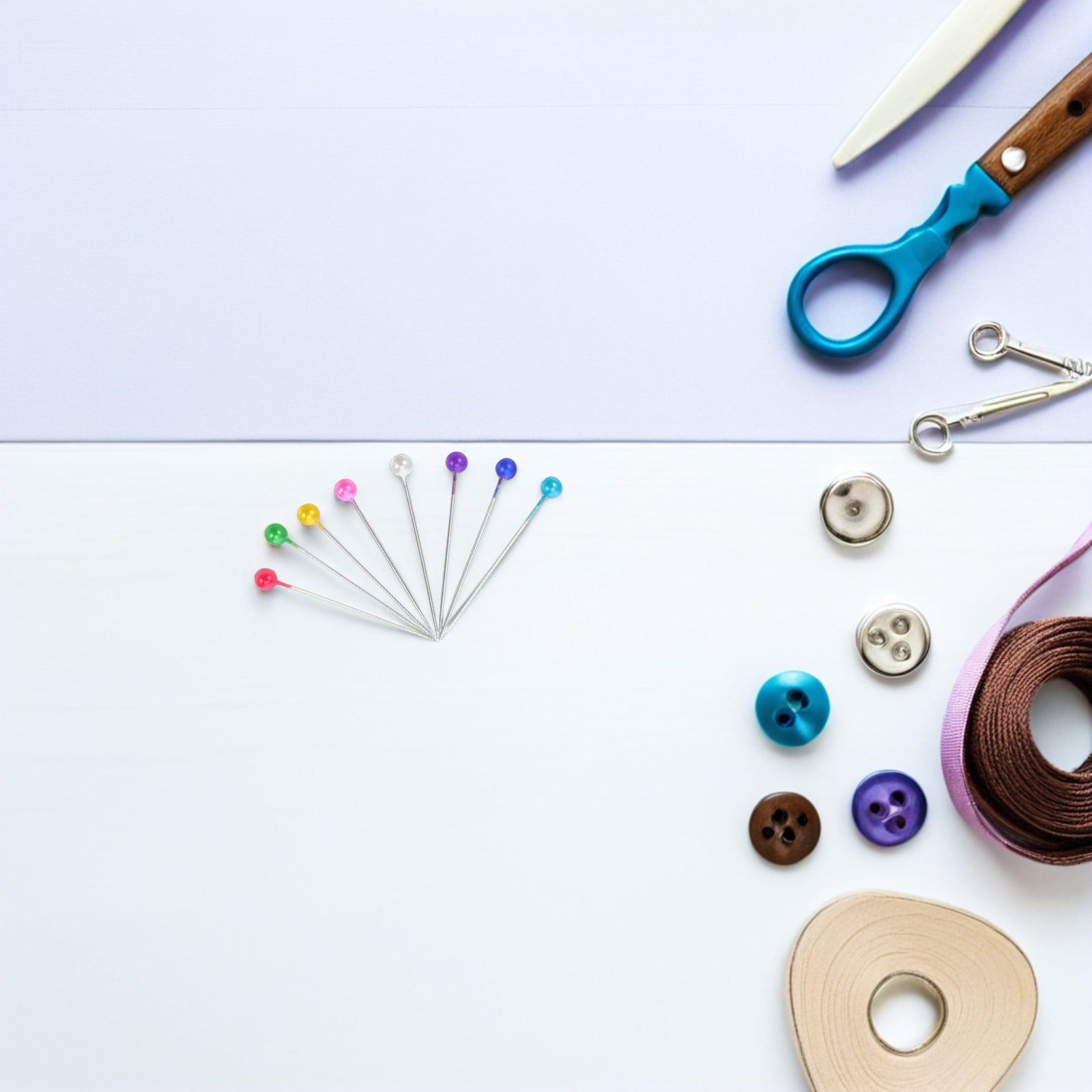 PENIKOKO Stainless Steel Sewing Pins, Assorted Colors, 20 Count for ...