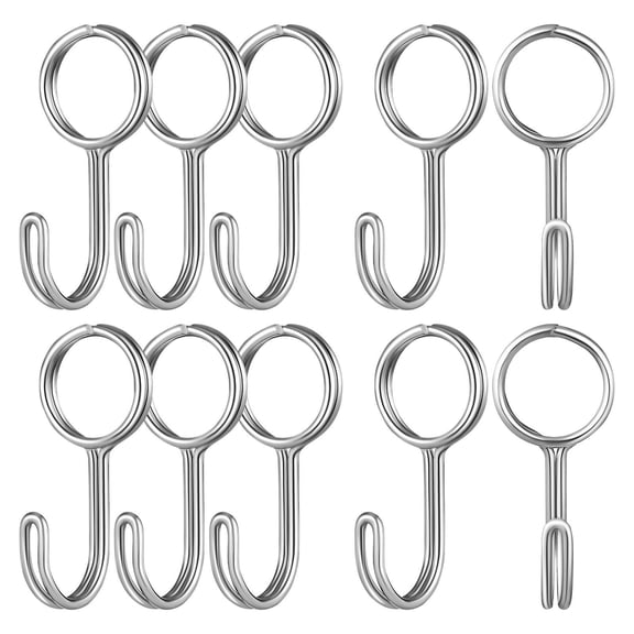 PENIKOKO Stainless Steel Strap End Hooks 10pcs Easy Attachment for Home Use and Projects
