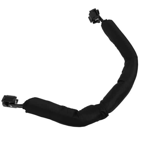 PENIKOKO Toddler Stroller Guardrail Armrest Black Metal Foam Attachment 1 Piece Safety Bar for Parents