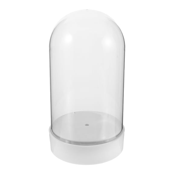 PENIKOKO Clear Plastic Display Dome for Flower Display Case Decorative Showcase Cover 1 Piece