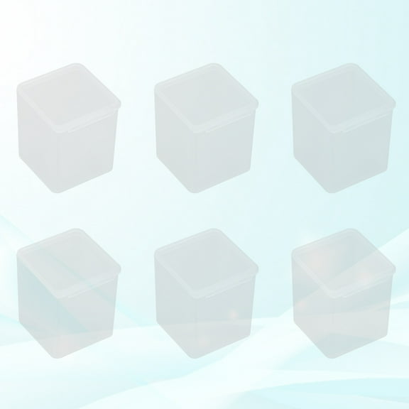 PENIKOKO Transparent PP Storage Boxes Lightweight and for Organizing Small Items like Beads Coins Jewelry 15 Pcs