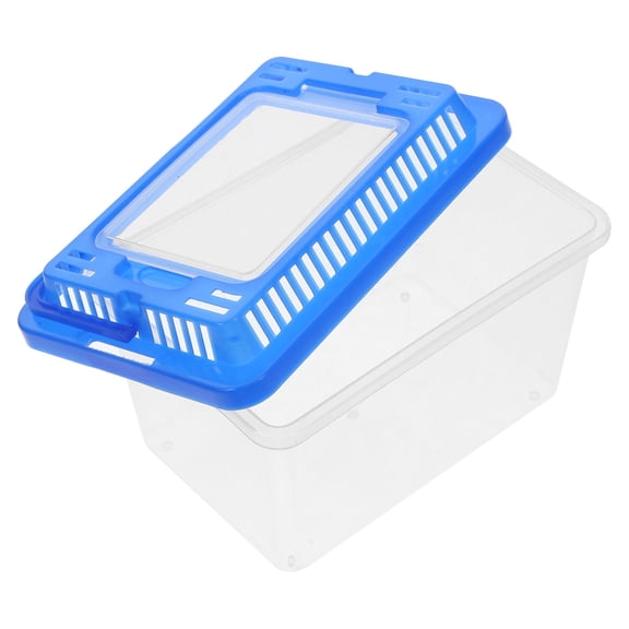 PENIKOKO Turtle Breeding Tank and Carrier Fish Tank for Outdoor Travel 1 Set Portable