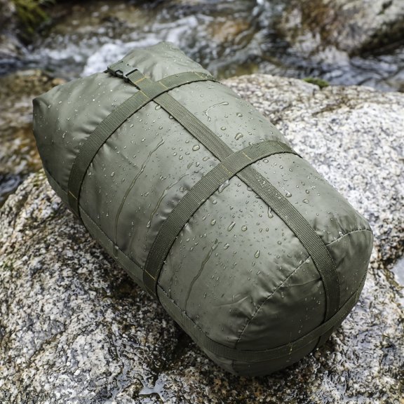 PENIKOKO Ultralight Olive Green Camping Stuff Sack with Large Capacity and Space Saving Compression Feature