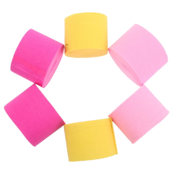 PENIKOKO Assorted Crepe Paper Rolls for Crafts Birthday Wedding Party Holiday Decorations