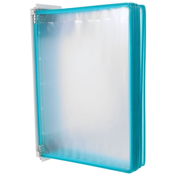 PENIKOKO Wall Hanging File Organizer Wall Folder Holder Green Iron For Workshop Professionals 1Set