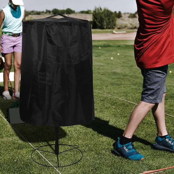 PENIKOKO Weatherproof Basket Cover: Black Disc Golf Basket Hood for Outdoor and Indoor Use 1 Pcs