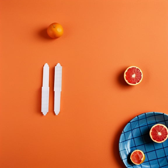 PENIKOKO White Plastic Spring Loaded Toilet Paper Holder for Storage Easy Clean Stylish Design 12 Pack