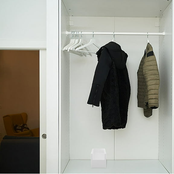 PENIKOKO White Pull Out Cabinet Storage Plastic Organizing Case 1 Set For Bedroom Storage Indoor Use